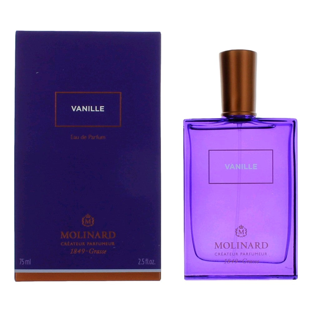 Vanille by Molinard 2.5 oz Eau de Parfum Spray Perfume for Women