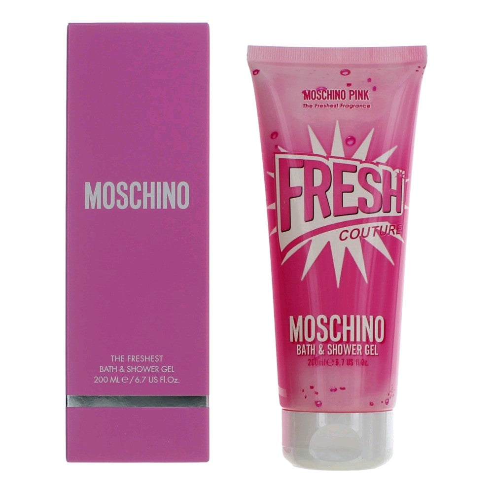 Moschino Pink Fresh Couture by Moschino 6.7 oz Bath and Shower Gel Women
