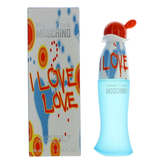 I Love Love Cheap & Chic by Moschino 1.7 oz Eau de Toilette Spray Perfume for Women