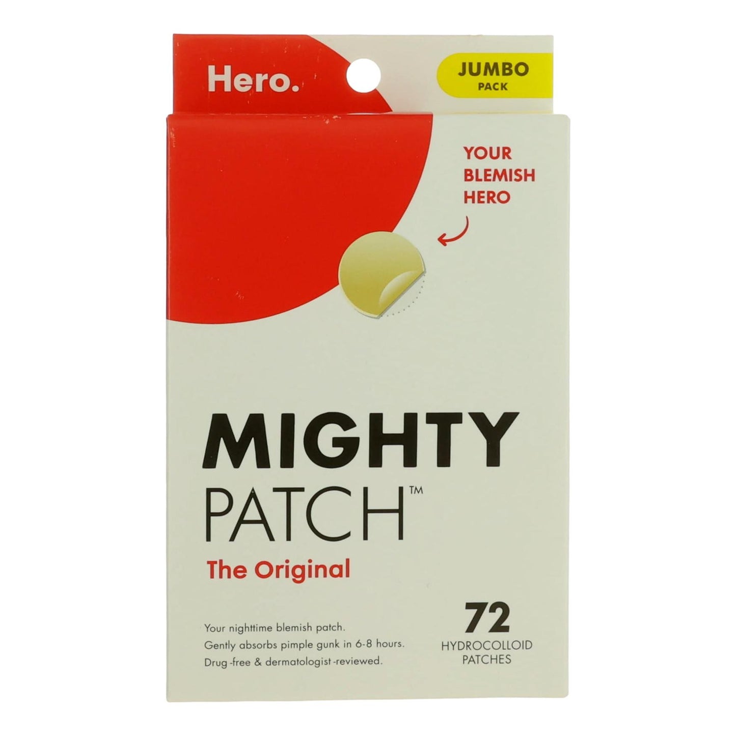 Mighty Patch by Hero Cosmetics 72 Hydrocolloid Patches