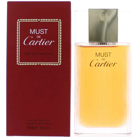 Must De Cartier by Cartier 3.3 oz Eau de Toilette Spray Perfume for Women