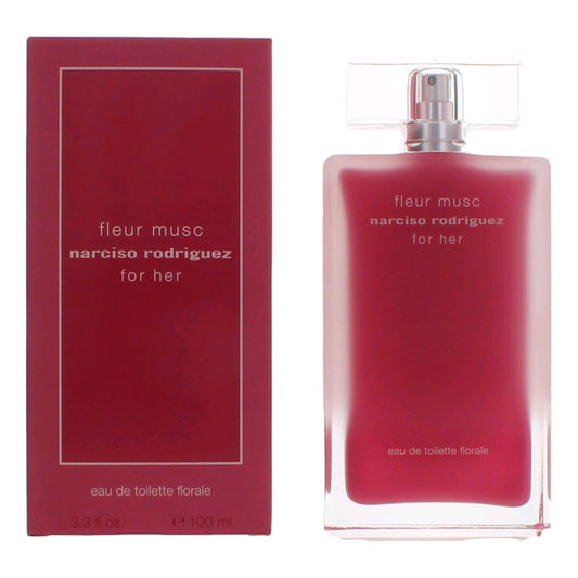 Narciso Rodriguez Fleur Musc by Narciso Rodriguez 3.3 oz Eau de Toilette Floral Spray Perfume for Women