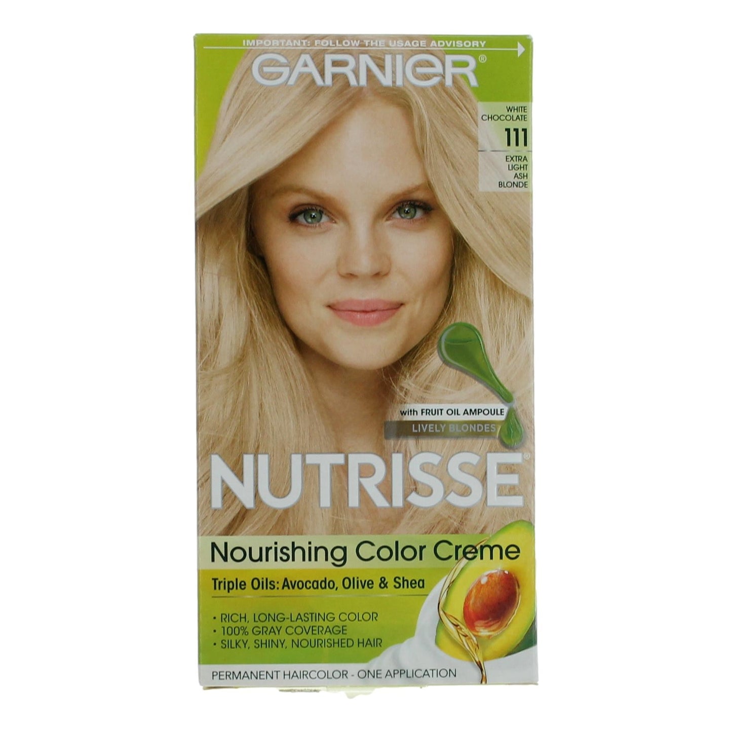 Garnier Hair Color Nutrisse Coloring Creme by Garnier Hair Color- White Chocolate 111
