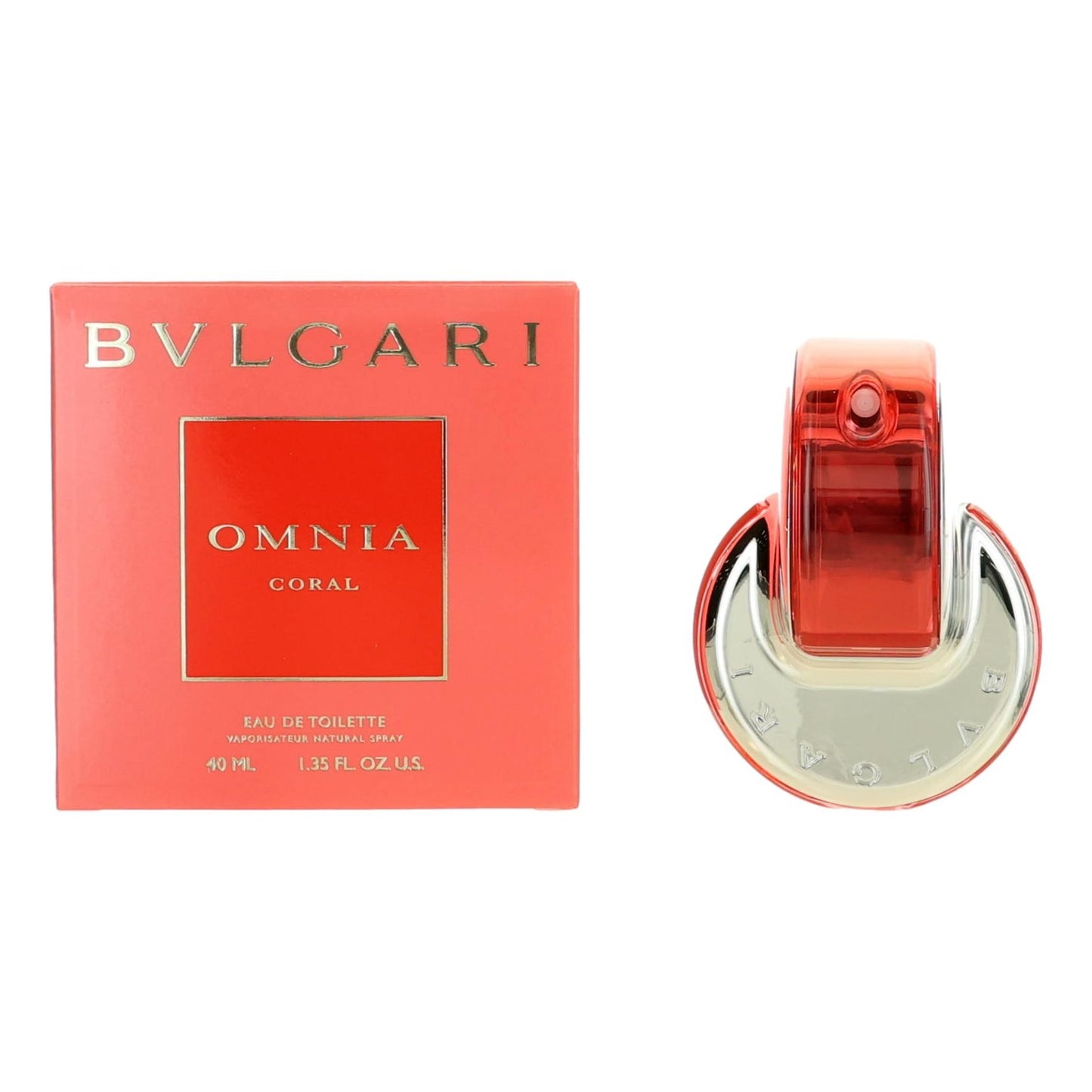 Omnia Coral by Bvlgari 1.35 oz Eau de Toilette Spray Perfume for Women