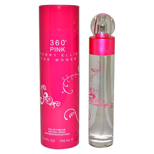 Perry Ellis 360 Pink by Perry Ellis 3.4 oz Eau de Parfum Spray Perfume for Women