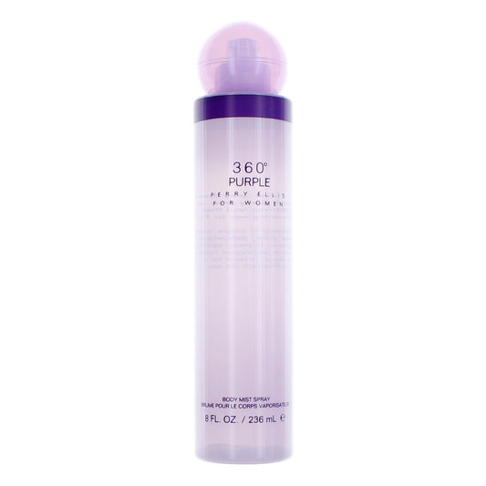 Perry Ellis 360 Purple by Perry Ellis 8 oz Body Mist Spray for Women