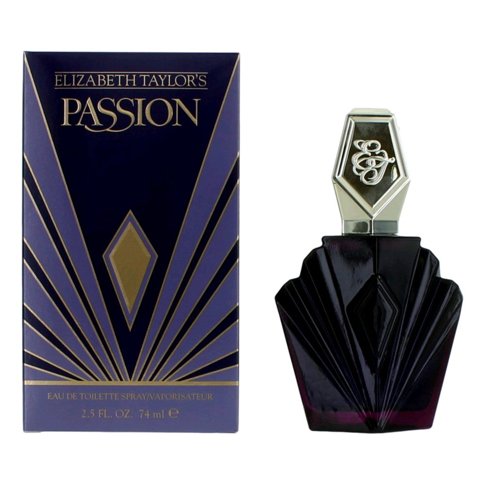 Passion by Elizabeth Taylor 2.5 oz Eau de Toilette Spray Perfume for Women