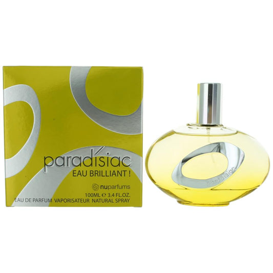 Paradisiac Eau Brilliant by NuParfums 3.4 oz Eau de Parfum Spray Perfume for Women