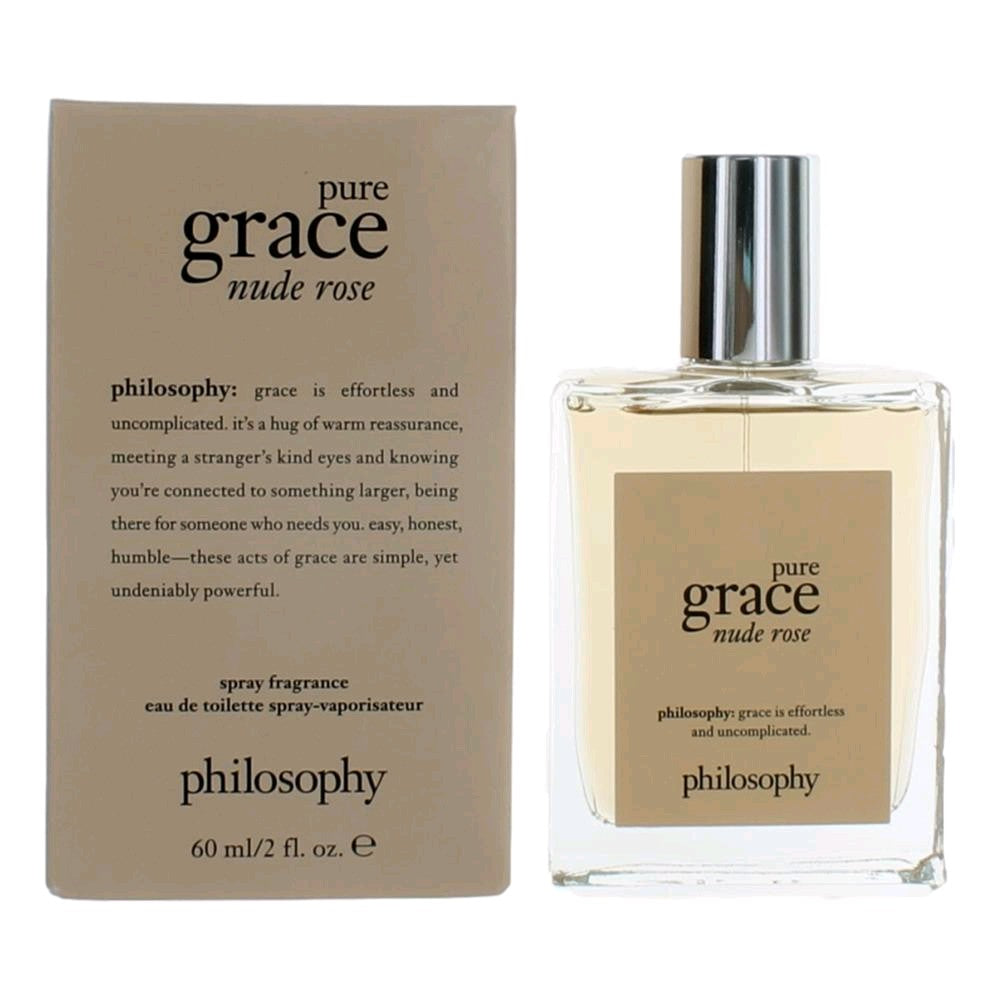 Pure Grace Nude Rose by Philosophy 2 oz Eau de Toilette Spray Perfume for Women