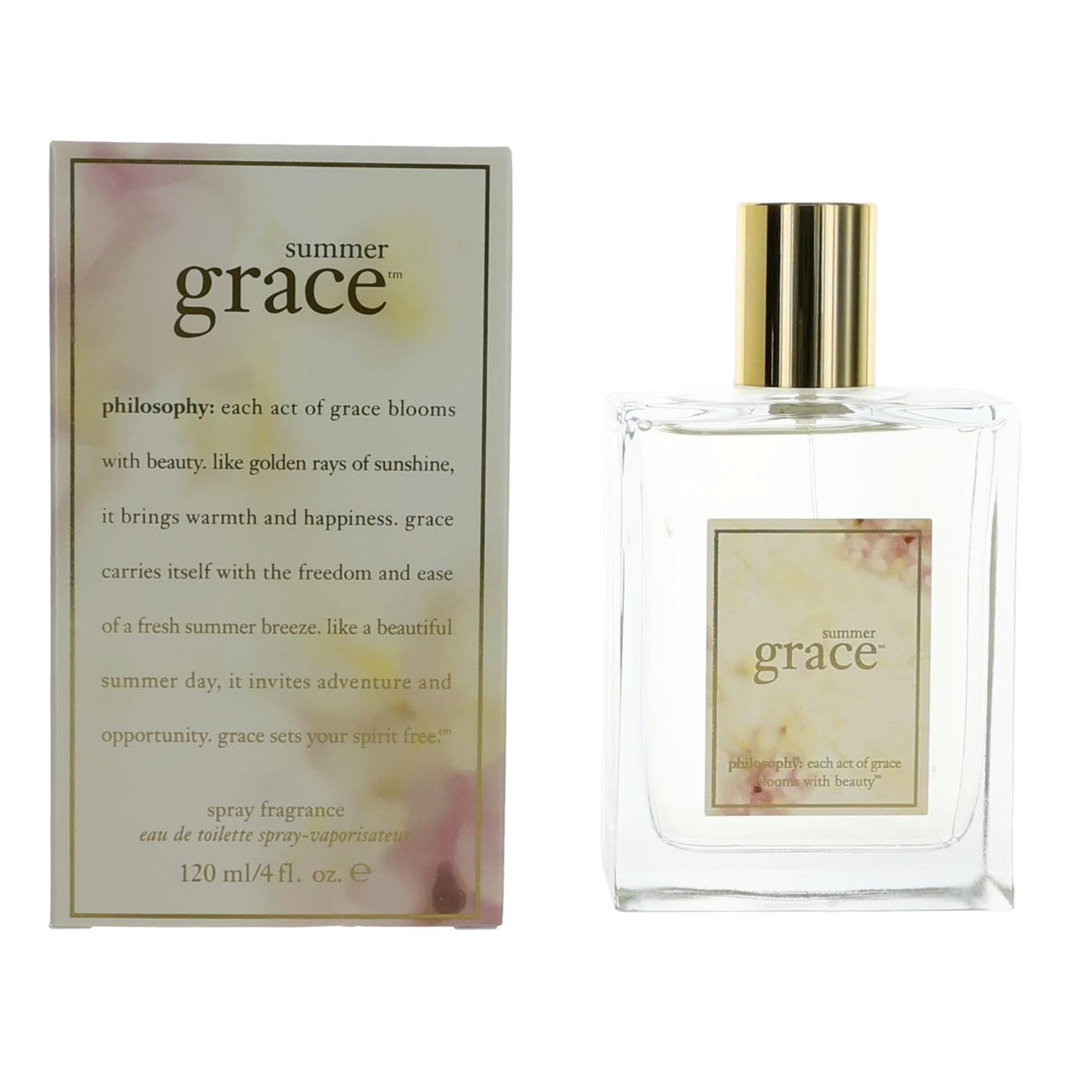 Summer Grace by Philosophy 4 oz Eau de Toilette Spray Perfume for Women