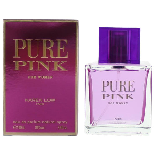 Pure Pink by Karen Low 3.4 oz Eau de Parfum Spray Perfume for Women