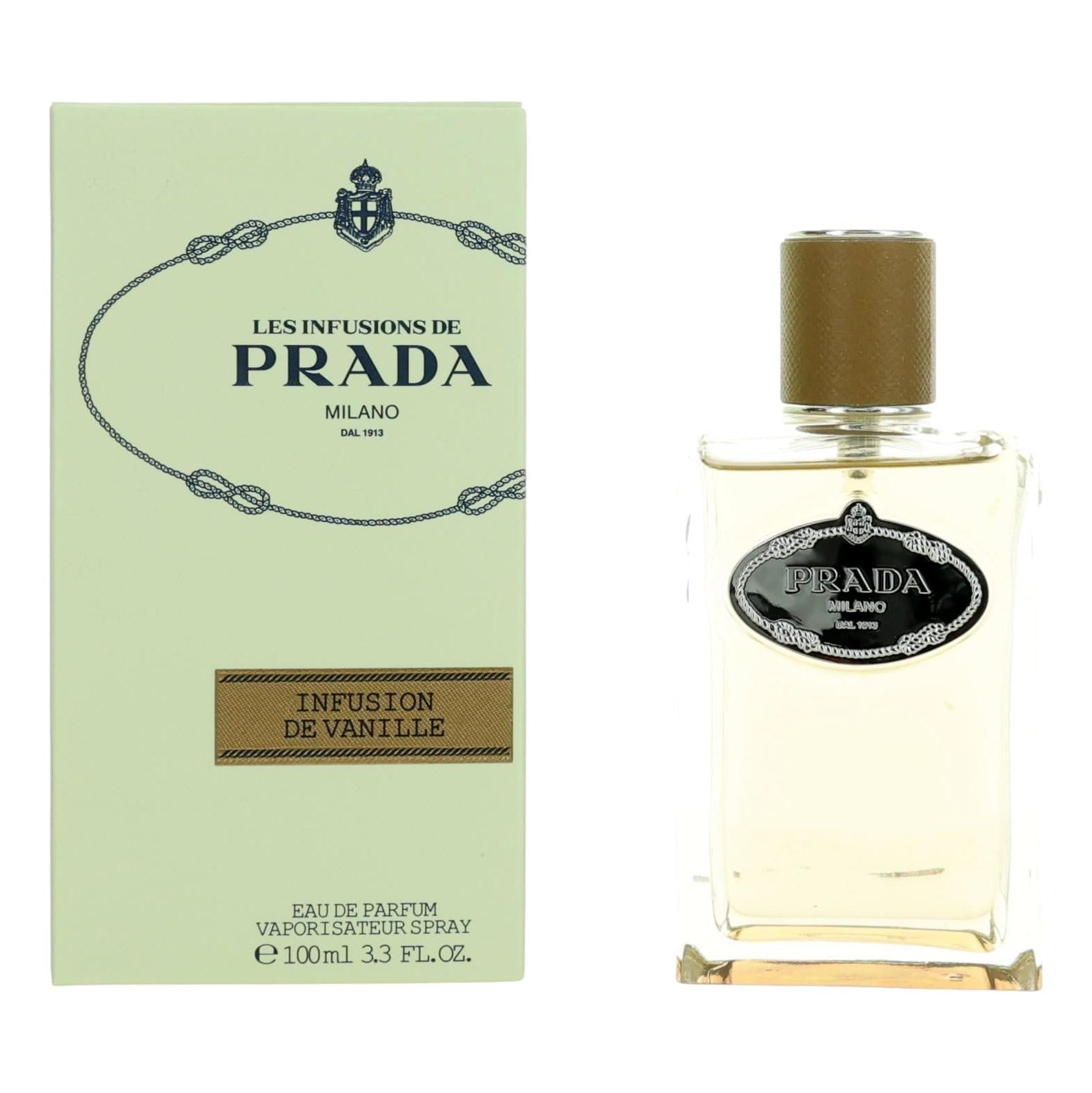 Prada Les Infusions de Vanille by Prada 3.3 oz Eau de Parfum Spray Perfume for Women