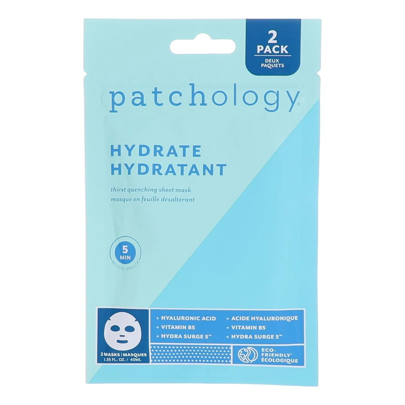 Patchology Hydrate Hydrant by Patchology Face Mask - 2 Sheets