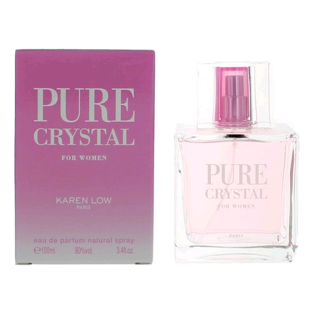 Pure Crystal by Karen Low 3.4 oz Eau de Parfum Spray Perfume for Women