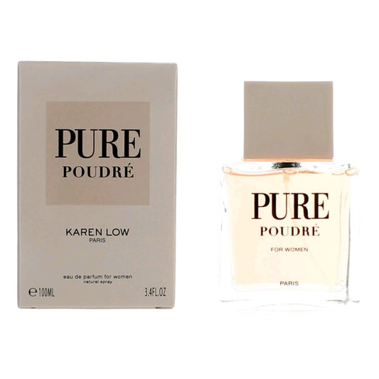 Pure Poudre by Karen Low 3.4 oz Eau de Parfum Spray Perfume for Women