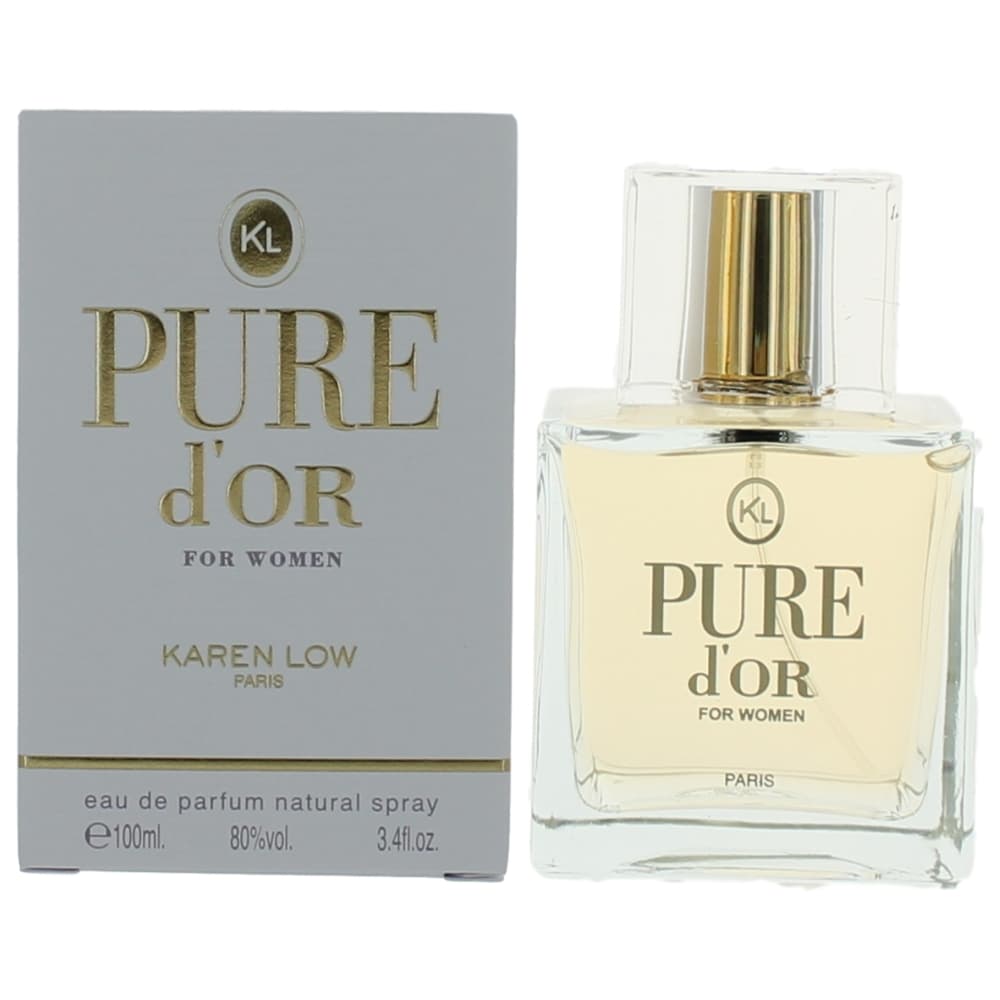 Pure D'or by Karen Low 3.4 oz Eau de Parfum Spray Perfume for Women
