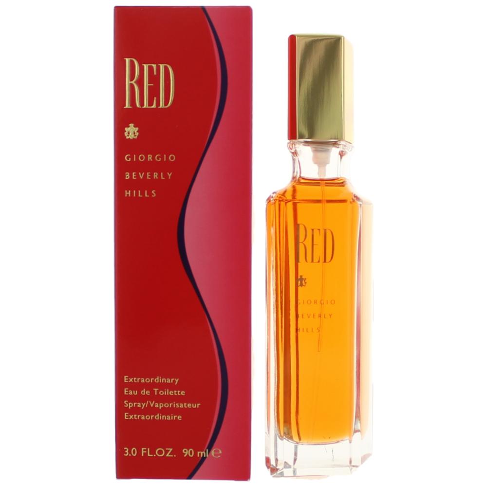 Red by Beverly Hills 3 oz Eau de Toilette Spray Perfume for Women