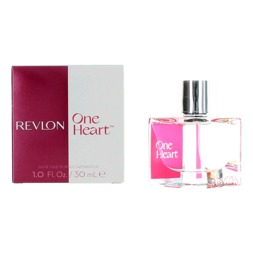 One Heart by Revlon 1 oz Eau de Toilette Spray Perfume for Women