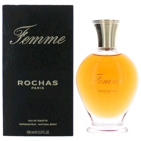 Femme by Rochas 3.3 oz Eau de Toilette Spray Perfume for Women
