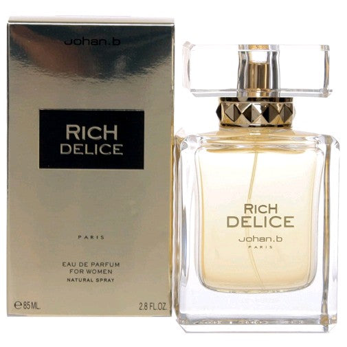 Rich Delice by Johan.b 2.8 oz Eau de Parfum Spray Perfume for Women