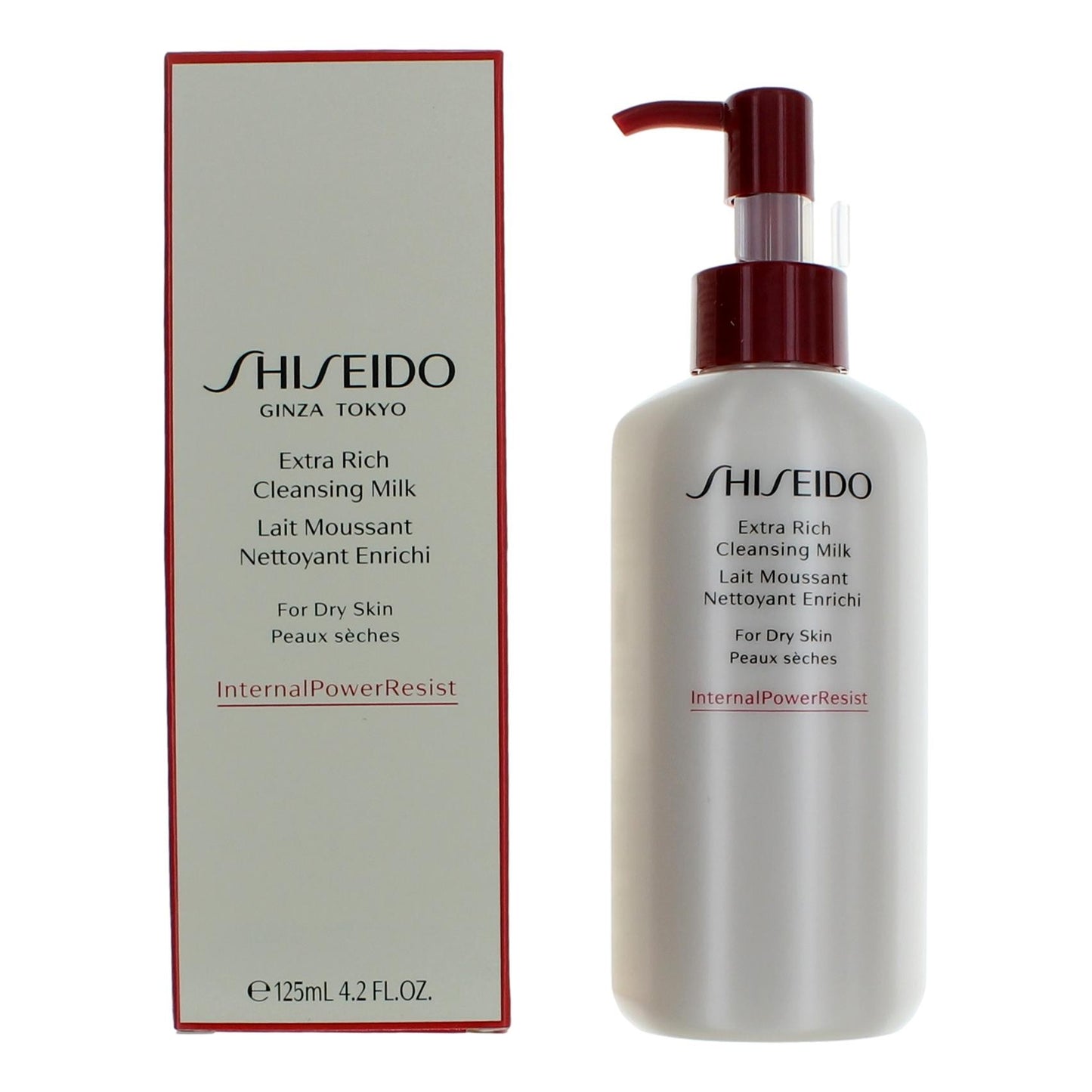 Shiseido Extra Rich Cleansing Milk by Shiseido 4.2 oz Facial Cleanser