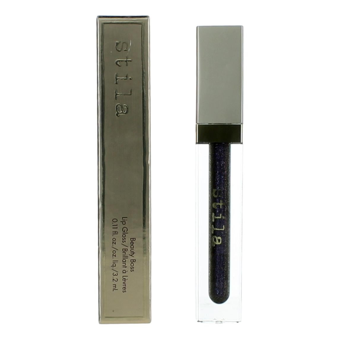 Stila Beauty Boss by Stila Beauty .11 oz Lip Gloss- In the Black