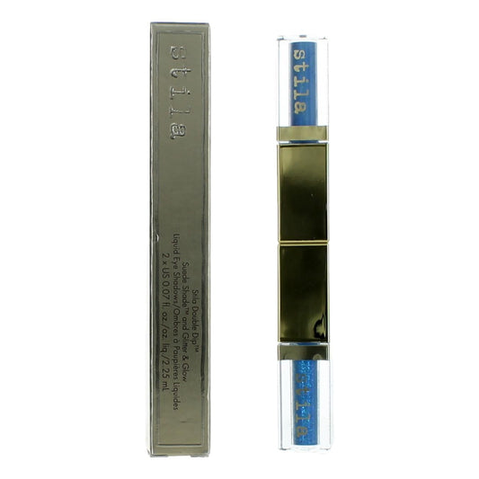 Stila Double Dip by Stila Beauty 2 x .07 oz Liquid Eye Shadows- Blue Jean