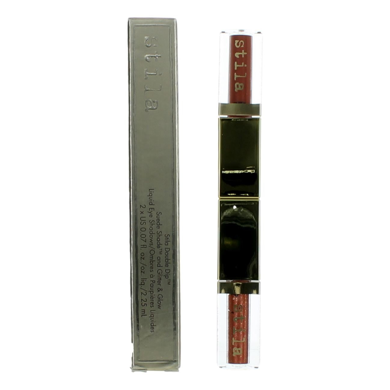 Stila Double Dip by Stila Beauty 2 x .07 oz Liquid Eye Shadows- Hot Tamale