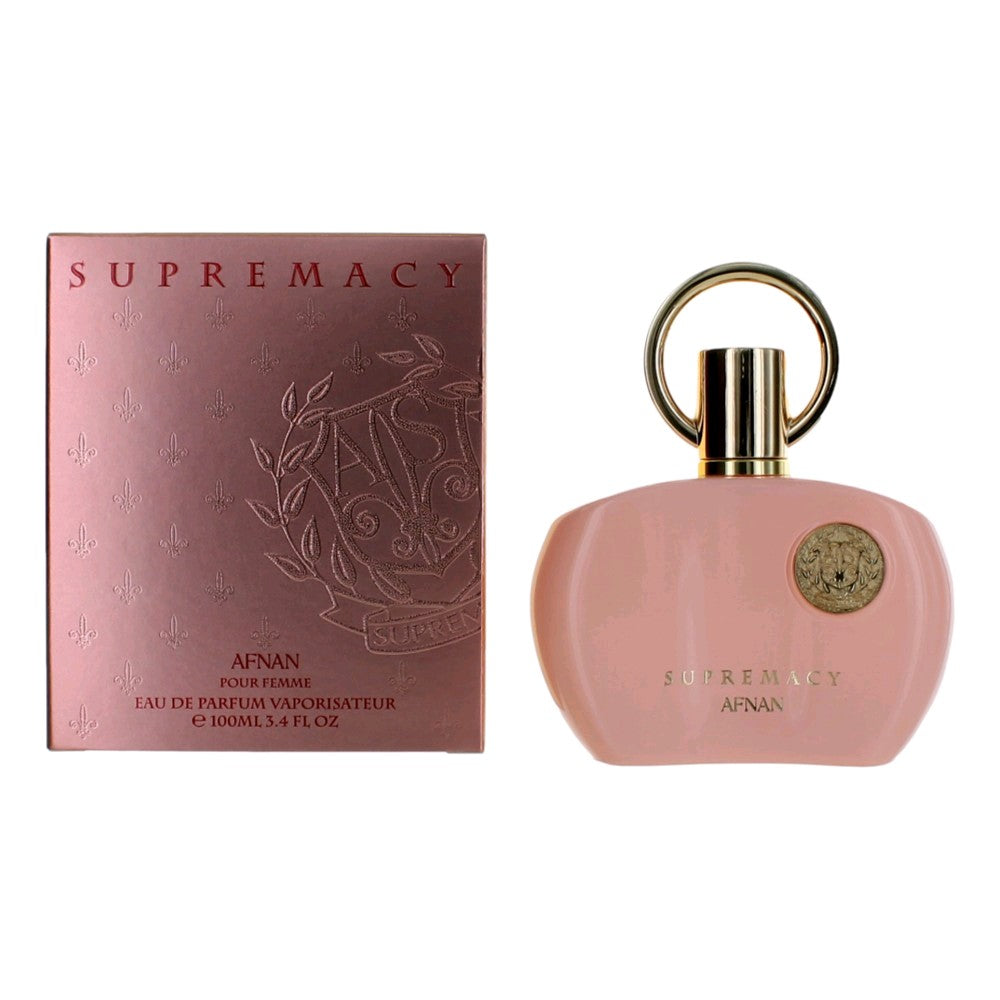 Supremacy Pink by Afnan 3.4 oz Eau de Parfum Spray Perfume for Women