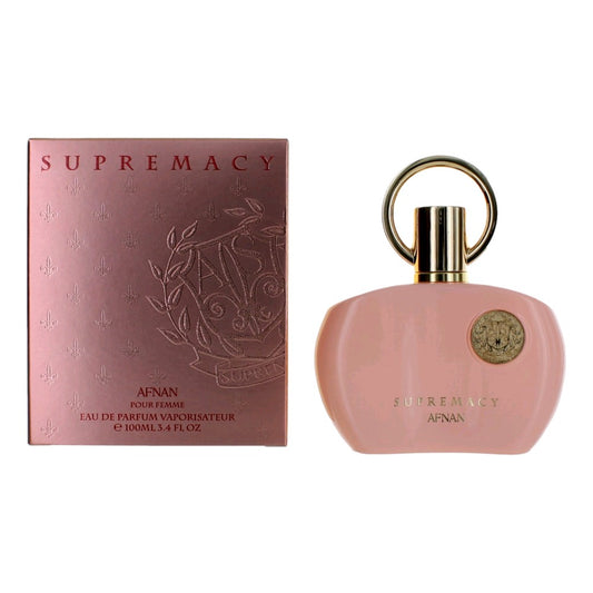 Supremacy Pink by Afnan 3.4 oz Eau de Parfum Spray Perfume for Women