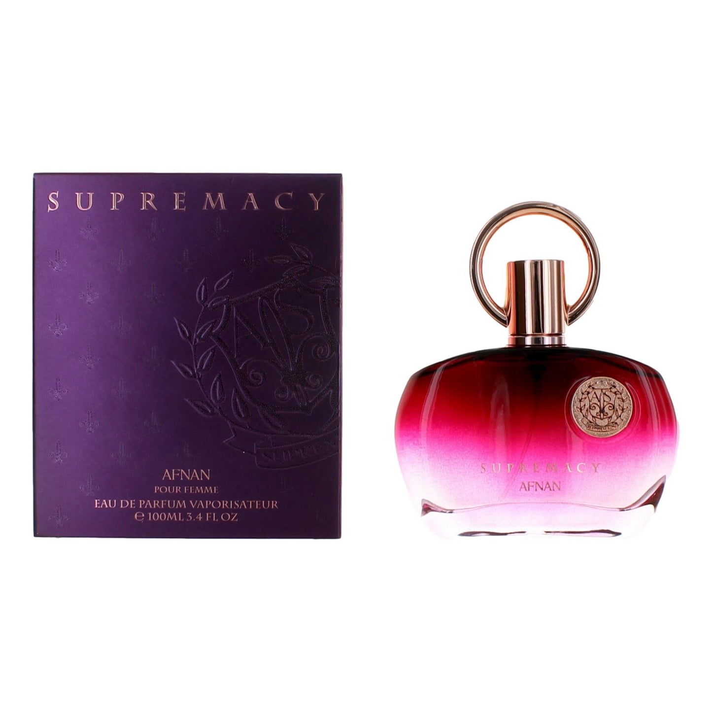 Supremacy Purple by Afnan 3.4 oz Eau de Parfum Spray Perfume for Women