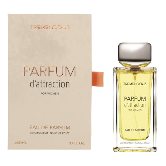 Parfum D'Attraction by Tremendous Parfums 3.4 oz Eau de Parfum Spray Perfume for Women
