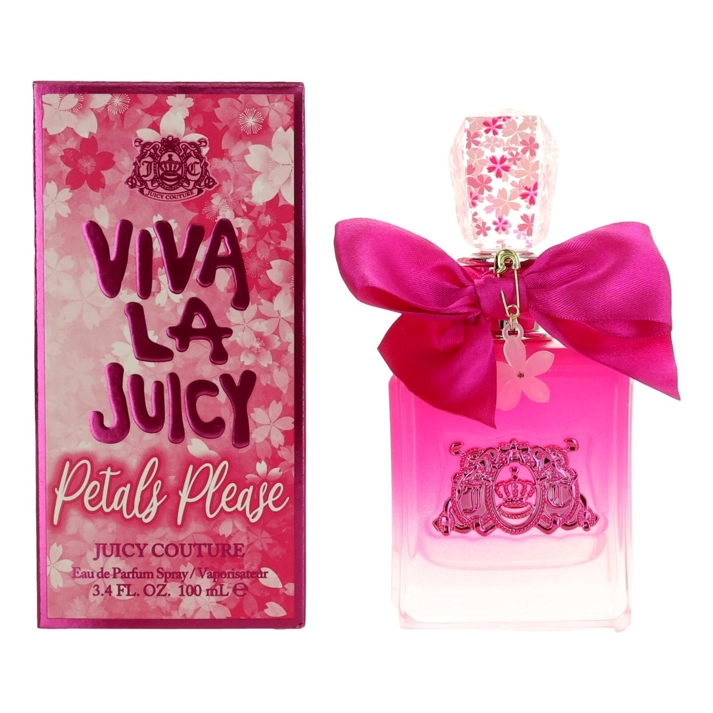 Viva La Juicy Petals Please by Juicy Couture 3.4 oz Eau de Parfum Spray Perfume for Women
