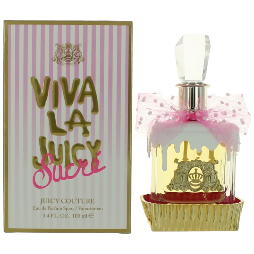 Viva La Juicy Sucre by Juicy Couture 3.4 oz Eau de Parfum Spray Perfume for Women