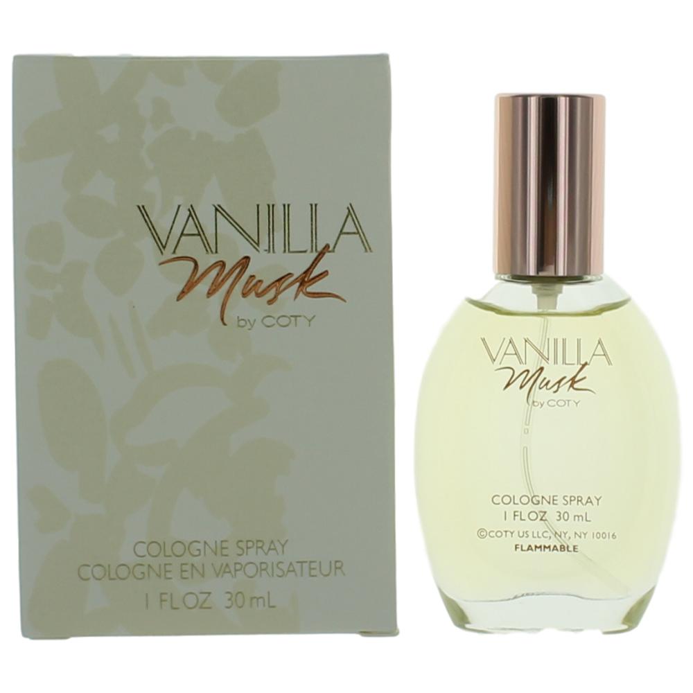 Vanilla Musk by Coty 1 oz Cologne Spray Perfume for Women
