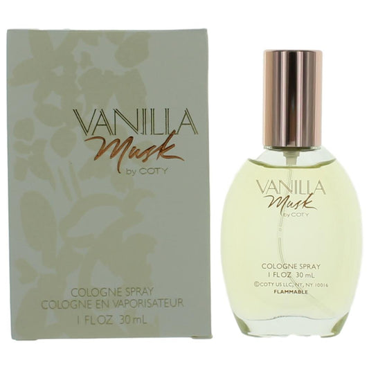 Vanilla Musk by Coty 1 oz Cologne Spray Perfume for Women