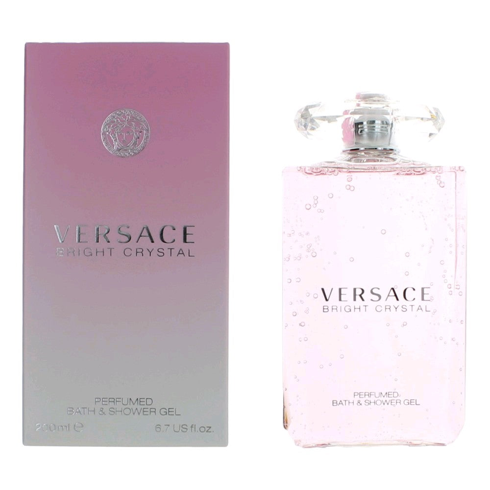 Versace Bright Crystal by Versace 6.7 oz Perfumed Bath & Shower Gel Women