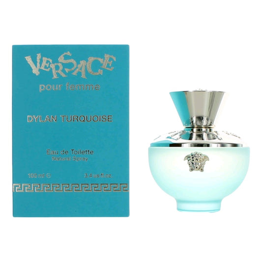 Versace Dylan Turquoise by Versace 3.4 oz Eau de Toilette Spray Perfume for Women
