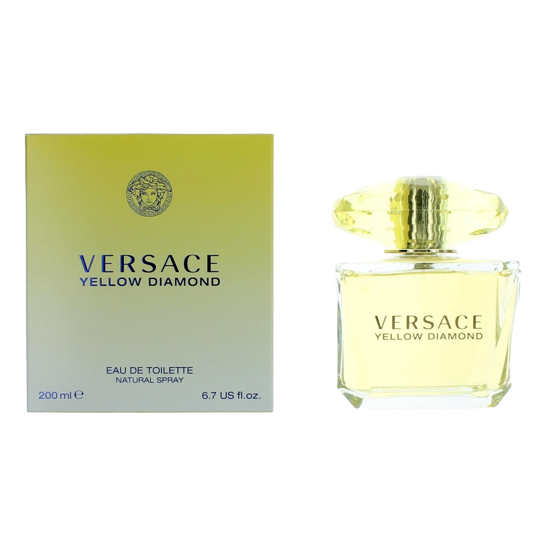 Versace Yellow Diamond by Versace 6.7 oz Eau de Toilette Spray Perfume for Women
