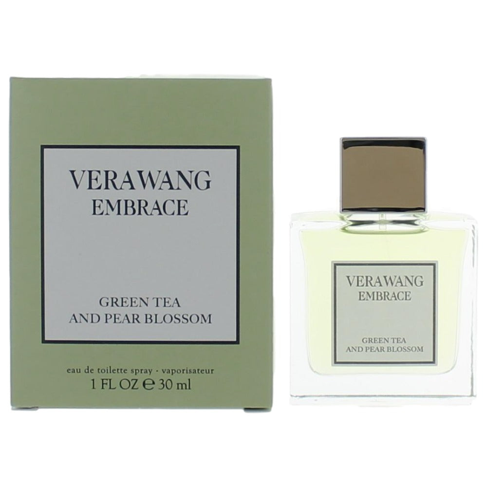 Vera Wang Embrace Green Tea and Pear Blossom by Vera Wang 1 oz Eau de Toilette Spray Perfume for Women