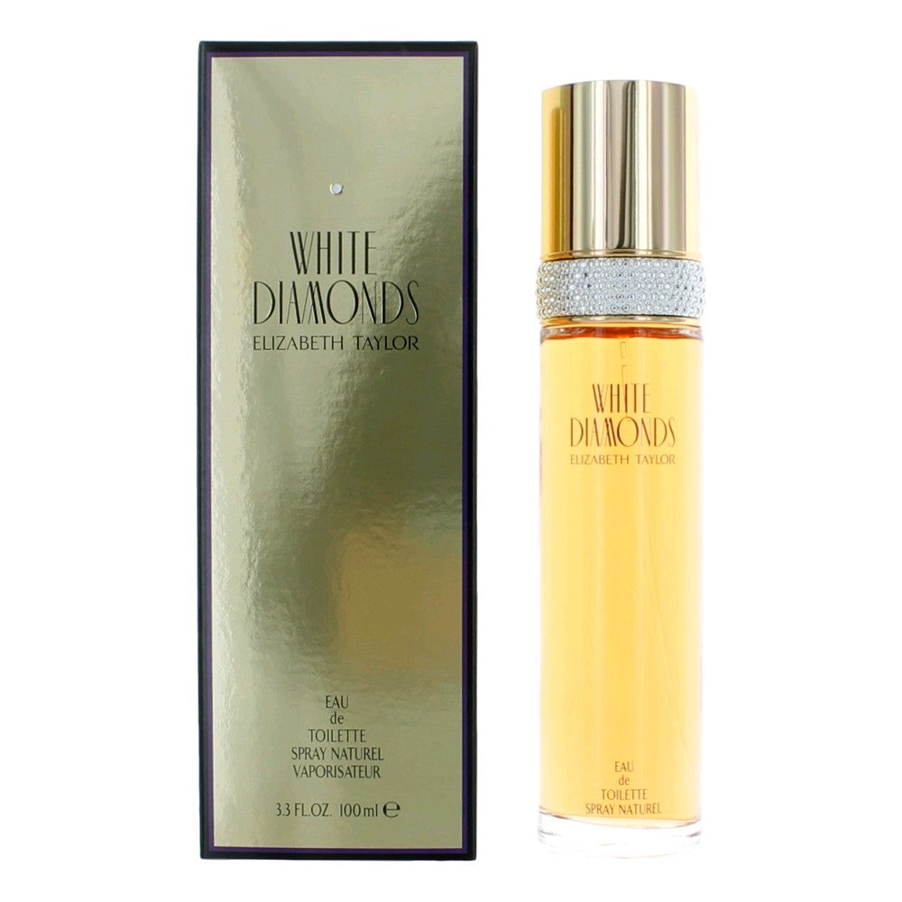White Diamonds by Elizabeth Taylor 3.3 oz Eau de Toilette Spray Perfume for Women