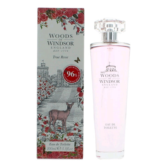 Woods of Windsor True Rose by Woods of Windsor 3.3 oz Eau de Toilette Spray for Women