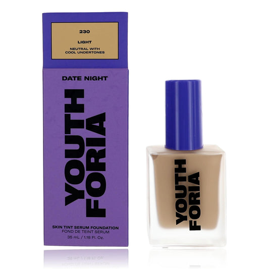Date Night by Youthforia 1.18 oz Skin Tint Serum Foundation- 230 Light