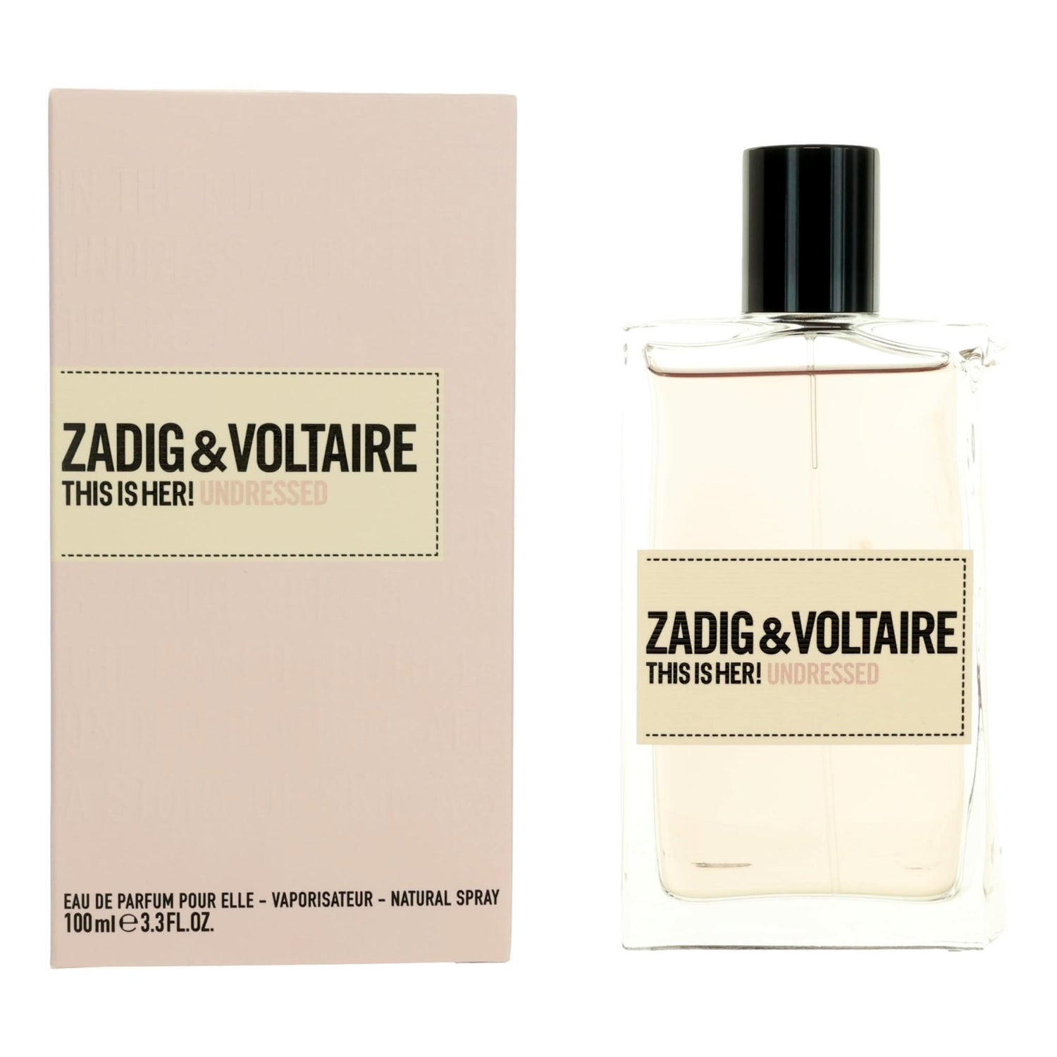 Zadig & Voltaire This is Her! Undressed & Voltaire 3.3 oz Eau de Parfum Spray Perfume for Women