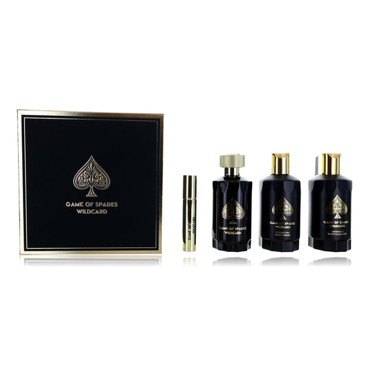Game of Spades Wildcard by Jo Milano 4 Piece Gift Set for Unisex
