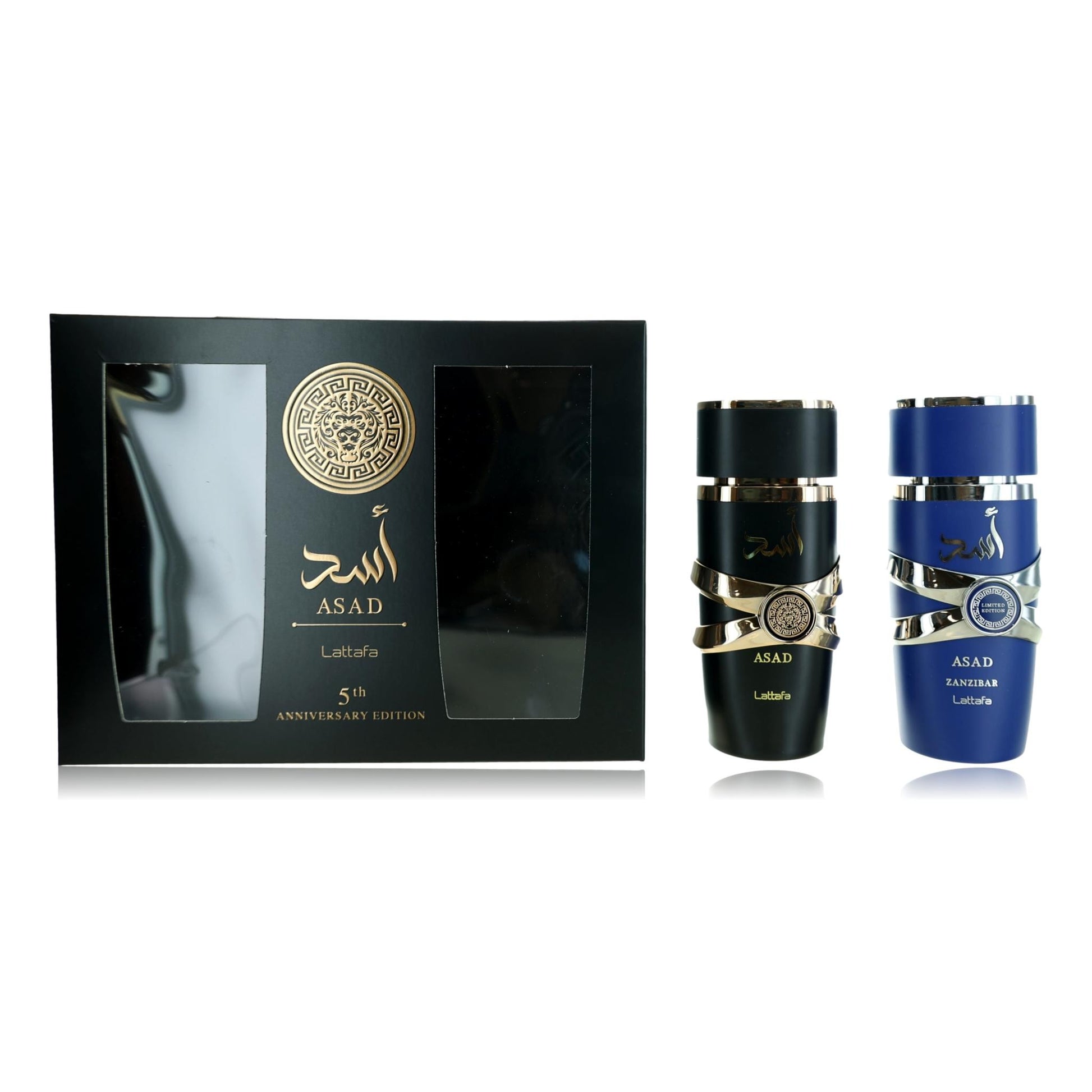 Asad 5th Anniversary Edition by Lattafa 2 Piece Gift Set for Men