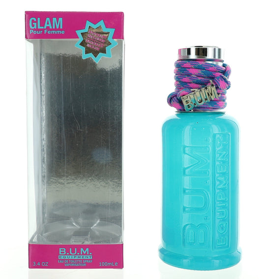 Glam by B.U.M Equipment 3.4 oz Eau de Toilette Spray Perfume for Women