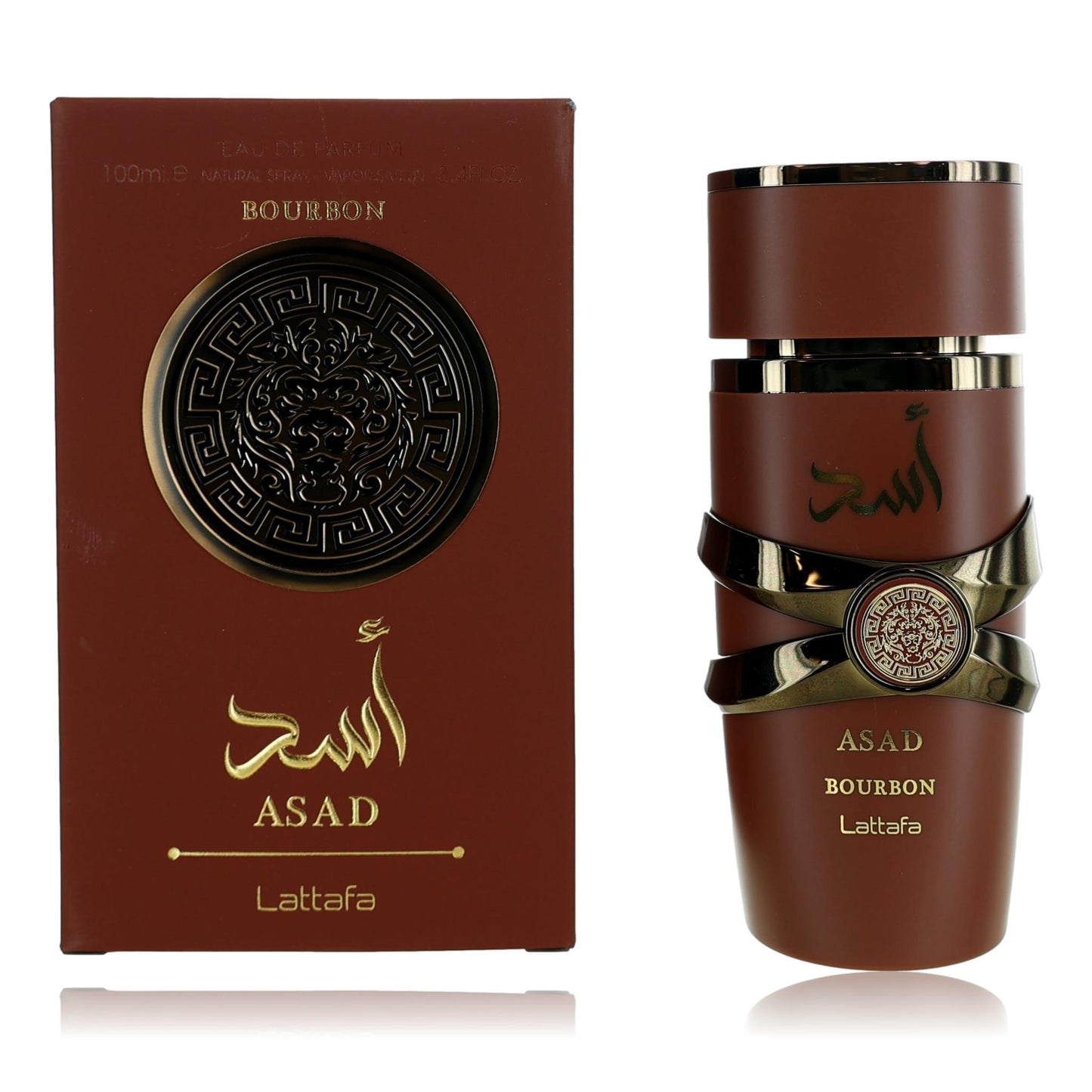 Asad Bourbon by Lattafa 3.4 oz Eau de Parfum Spray Cologne for Men
