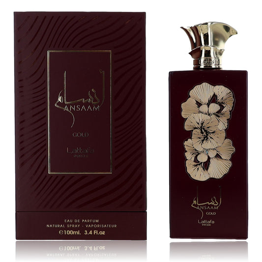 Ansaam Gold by Lattafa 3.4 oz Eau de Parfum Spray Perfume for Women