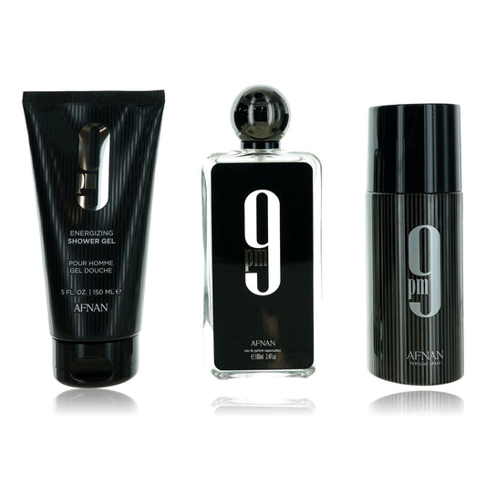 9 PM by Afnan 3 Piece Gift Set for Men